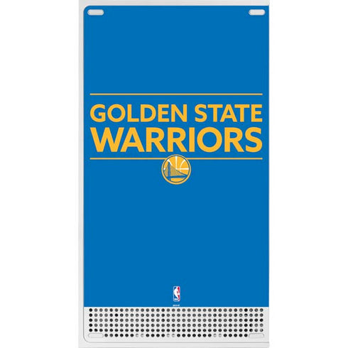 NBA Golden State Warriors Standard - Blue Xbox Series S Console Skin